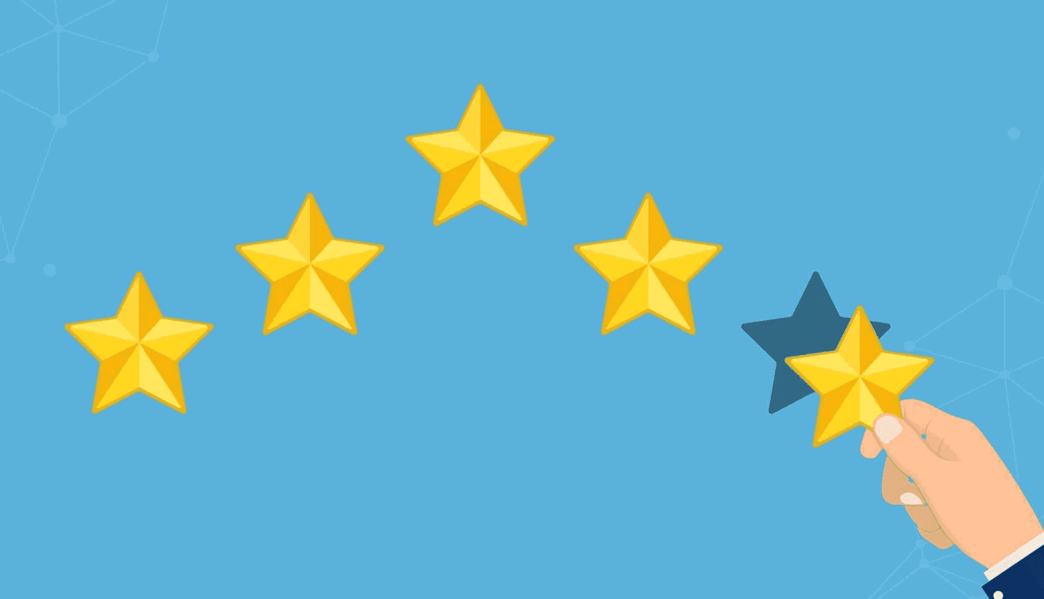 Five stars on flag plus a sixth