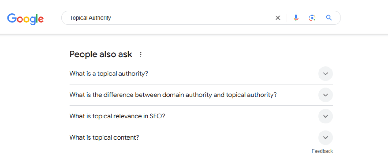 Google Search: Topical Authority